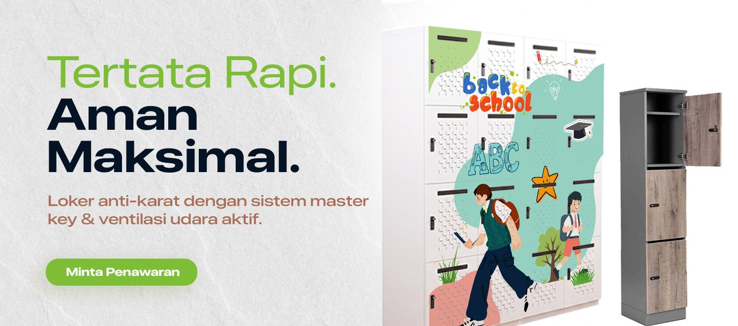 Furnihub Loker & Kabinet Penyimpanan Siswa
