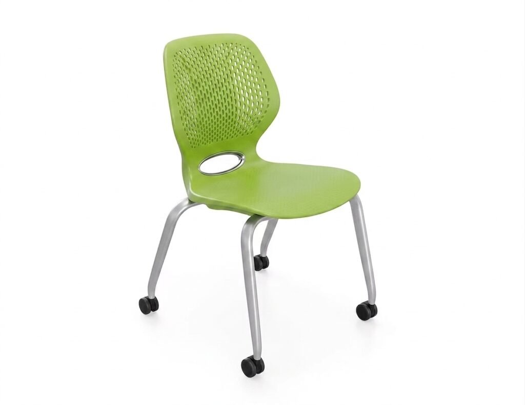 Kursi Guru Kelas Mobile Perforated Backrest