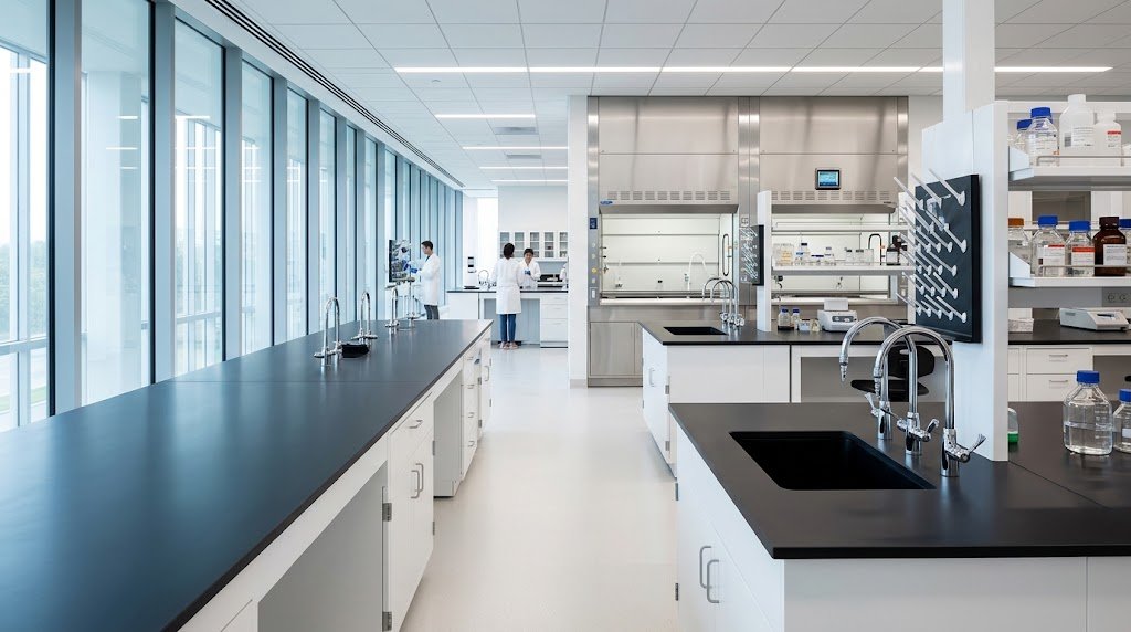 laboratory equipment suppliers produsen meja lab kimia dan lemari asam sefa