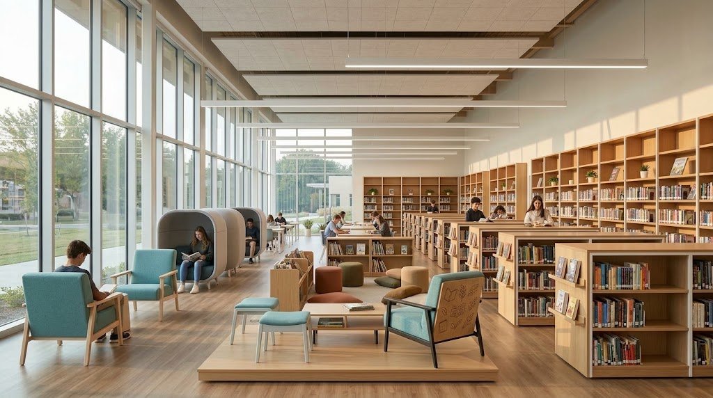 Desain Perpustakaan Sekolah Minimalis: 7 Inspirasi Interior Terbaik – Furnihub