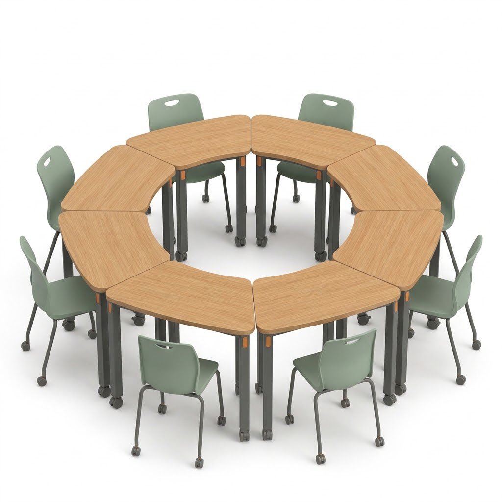 Set Meja Siswa Modular Active Learning – Furnihub FH-MOD-06